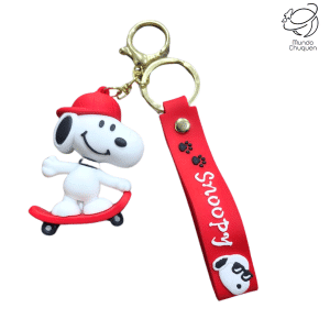 Llavero  Snoopy patineta