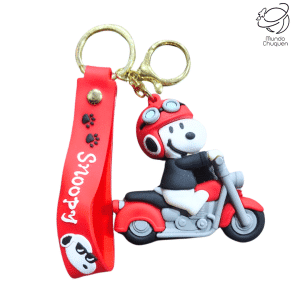 Llavero Snoopy  moto