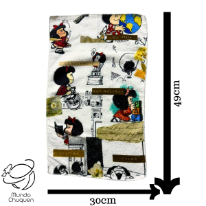 Toalla facial mafalda algodón