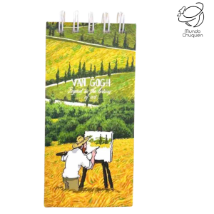 Cuaderno vertical van gogh paisaje