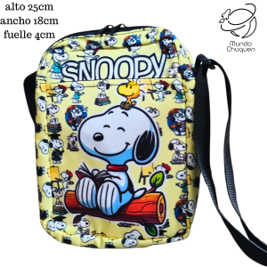 Bolso carriel Snoopy