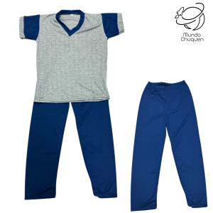 Pijama Azul Pantalon Talla S-M