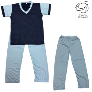 Pijama Azul claro Pantalon Talla S-M