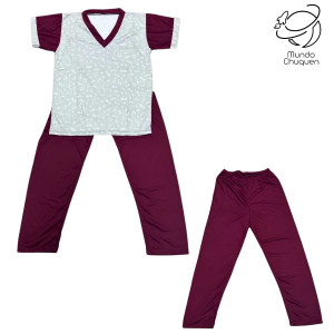 Pijama Vinotinto Pantalon Talla L-XL