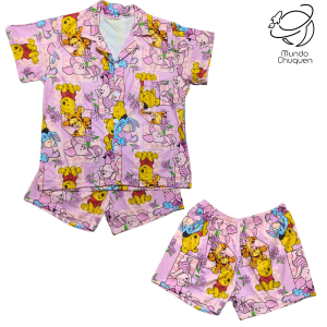 Pijama Winnie Pooh Short Talla L-XL