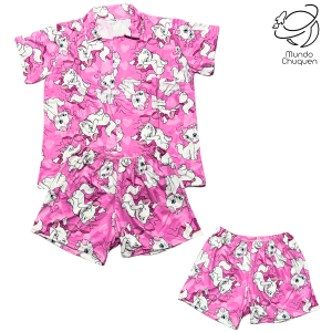 Pijama Gata marie Talla L-XL short