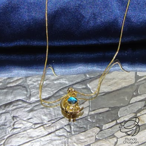 Collar astronauta rodio