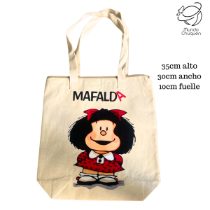 tote bag cremallera Mafalda