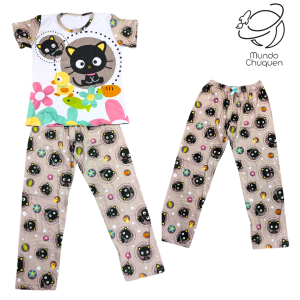 Pijama Pantalon Gato Talla L-XL