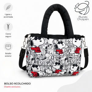 Bolso Puffer Snoopy