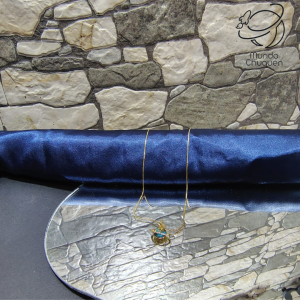 Collar planeta  rodio