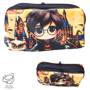 Cartuchera Harry potter 3 cremalleras