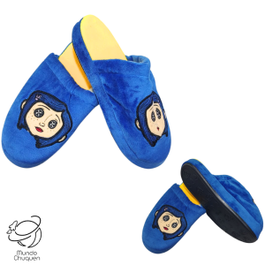 Pantufla Coraline azul talla 38-39