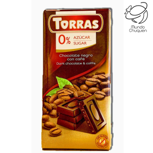 Chocolatina Torra Chocolate negro y cafe 75gr