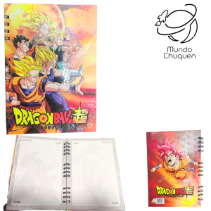Agenda-cuaderno argollado Dragon Ball