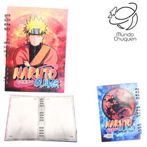 Agenda-cuaderno argollado Naruto