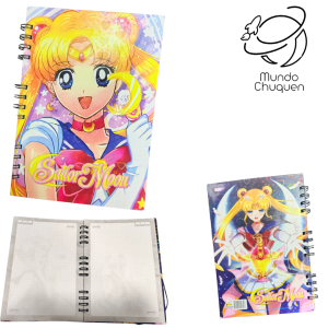 Agenda-cuaderno argollado Sailor moon