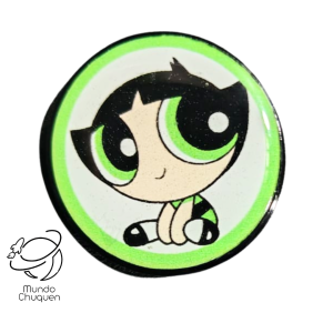 Pin  chicas superpoderosas(bellota)resina