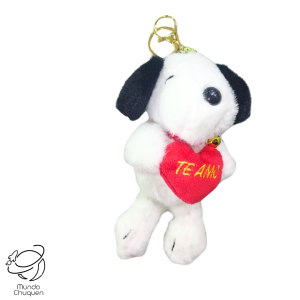 Llaver Snoopy corazon peluche