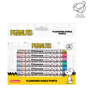 Plumones Snoopy doble punta