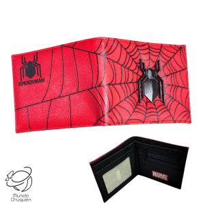 Billetera Spiderman con placa