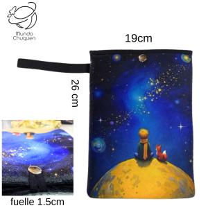 Funda  el principito para libros