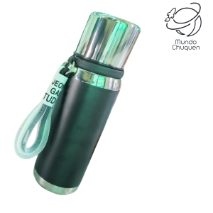 Termo acero negro 600ml