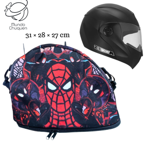 Porta casco Spiderman