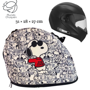 Porta casco Snoopy