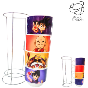 Mug x4 Dragon ball(apilable)