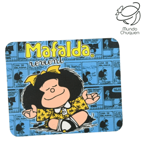 Pad mouse Mafalda fondo azul