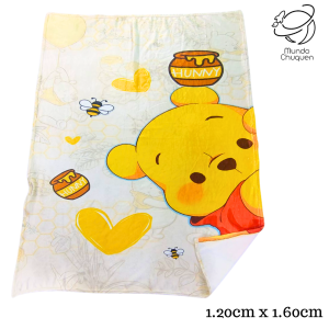 Cobija Winnie pooh semi térmica viajera