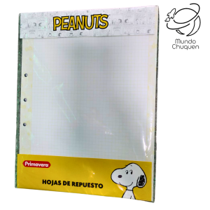 Hojas para folder Snoopy