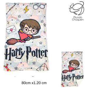 Cobija harry potter escoba termica viajera