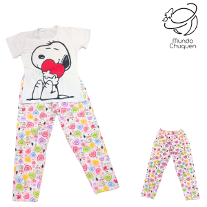 Pijama Snoopy love you talla  l-xl