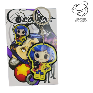 Kit Coraline(pin -llavero resina)