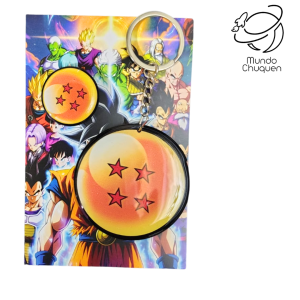 Kit Dragon ball (pin y llavero resina)