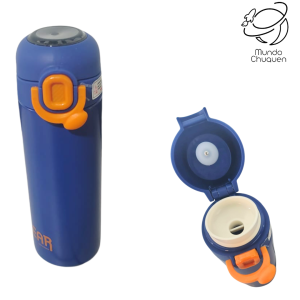 Termo acero azul 420ml