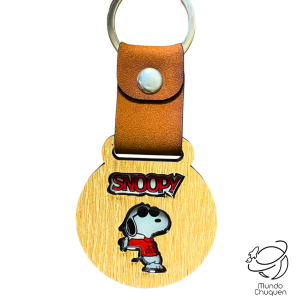 LLavero madera Snoopy