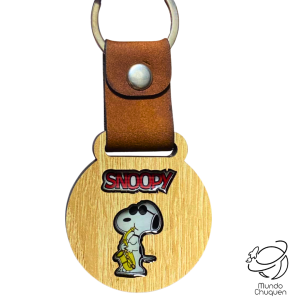 LLavero madera Snoopy