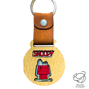 LLavero madera Snoopy