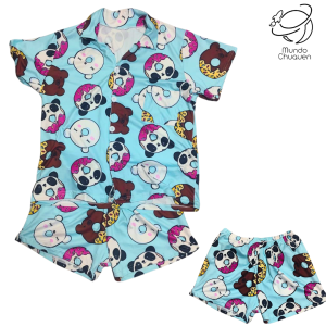 Pijama Panda dona Talla s-m short