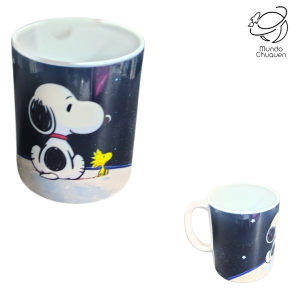 Mug Snoopy fondo negro