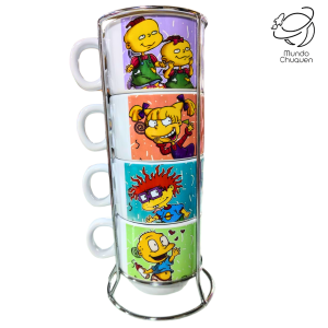 mug Rugrats x 4 apilable