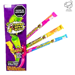 Chicle Metro super hiper ácido 22 gr