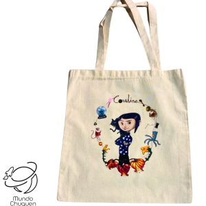 Tote bag Coraline