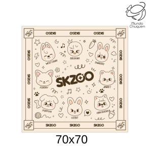 Pañoleta Stray Kids Seda