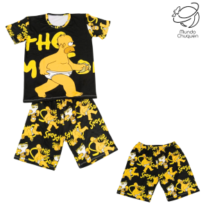 Pijama Homero simpson pantaloneta T l-xl