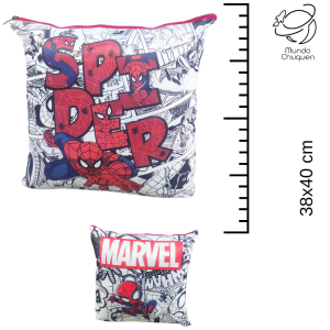 Cojin Spiderman con cremallera