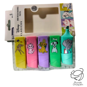 Mini Resaltadores Disney